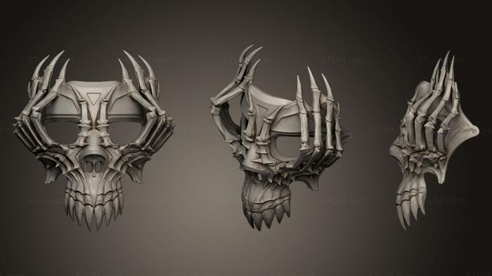 Mask (Skull Mask III, MS_0193) 3D models for cnc